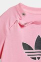 adidas Originals φορμάκι με κοντά μανίκια βρεφικό βαμβακερό ροζ KD1048