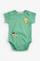 Bobo Choses body niemowlęce Farm Adventure 126AB004 turkusowy SS26
