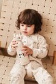 Liewood pajacyk niemowlęcy Birk Printed Pyjamas Jumpsuit Produkt niemowlęcy beżowy LW20677.PPY2