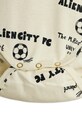 Mini Rodini body dojčenské bavlnené Alien City FC 26240100 biela