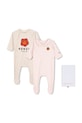Kenzo Kids baba pamut nadrág 2 db kettes csomagolás bézs K61614