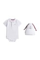 Tommy Hilfiger body dziecięce bawełniane z elastanem biały KN0KN02372.PPY2