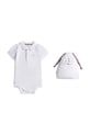 Tommy Hilfiger body dziecięce bawełniane z elastanem biały KN0KN02372.PPY2
