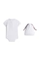 Tommy Hilfiger body dziecięce bawełniane z elastanem KN0KN02372.PPY2 biały SS26
