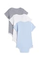 Tommy Hilfiger body dziecięce bawełniane z elastanem 3-pack KN0KN02374.PPY2 niebieski SS26