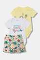 Guess komplet niemowlęcy bawełniany z elastanem żółty H6GW09.K6YW1.PPY2.M
