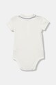United Colors of Benetton body niemowlęce bawełniane 3CDIAB00X.W.Stagionale biały SS26
