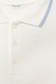 Chłopiec United Colors of Benetton body niemowlęce bawełniane 3CDIAB00X.W.Stagionale biały
