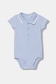 United Colors of Benetton body niemowlęce bawełniane niebieski 3CDIAB00X.W.Stagionale