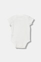 United Colors of Benetton body niemowlęce bawełniane z elastanem 2-pack 3WGGAB010.W.Stagionale biały