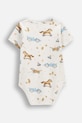 Coccodrillo body dziecięce bawełniane WC6112201MBN beżowy SS26