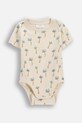 Coccodrillo body za dojenčke bombažno bež WC6112204IBN