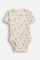 Coccodrillo body za dojenčke bombažno bež WC6112204IBN