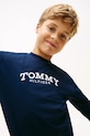 Tommy Hilfiger longsleeve bawełniany dziecięcy KB0KB10052.98.122.PPY2 granatowy