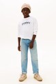 Tommy Hilfiger longsleeve bawełniany dziecięcy biały KB0KB10052.128.176.PPY2