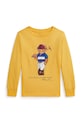 Polo Ralph Lauren longsleeve bawełniany dziecięcy nadruk żółty 322A96609001