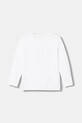 Guess longsleeve bawełniany dziecięcy L6RI00.K8HM4.PPY2 biały SS26