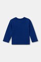 Guess longsleeve bawełniany dziecięcy N6RI01.K8HM4.PPY2 niebieski SS26