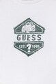 Chłopiec Guess longsleeve bawełniany dziecięcy N6RI19.K8HM4.PPY2 biały