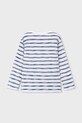 Mayoral longsleeve bawełniany dziecięcy 3083.5A.Mini.PPY2 biały SS26