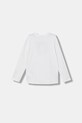 United Colors of Benetton longsleeve bawełniany dziecięcy 3I1XC10S2.G.Stagionale biały SS26