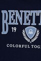 Chłopiec United Colors of Benetton longsleeve bawełniany dziecięcy 3I1XC10S2.G.Stagionale granatowy