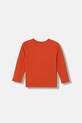 United Colors of Benetton longsleeve bawełniany dziecięcy 3I1XG10LM.P.Stagionale pomarańczowy SS26