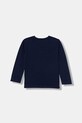 United Colors of Benetton longsleeve bawełniany dziecięcy 3I1XG10LM.P.Stagionale granatowy SS26
