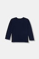United Colors of Benetton longsleeve bawełniany dziecięcy 3I1XG10LM.P.Stagionale granatowy SS26