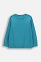 Детска блуза с дълги ръкави Coccodrillo WC6143104FBK тюркоазен SS26