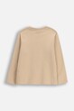 Детска блуза с дълги ръкави Coccodrillo WC6143102NBK бежов SS26