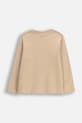 Детска блуза с дълги ръкави Coccodrillo WC6143102NBK бежов SS26
