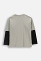 Детска блуза с дълги ръкави Coccodrillo WC6143101RBJ сив SS26