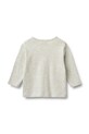 Wheat longsleeve bawełniany niemowlęcy 6181.020.GOTS szary SS26