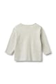 Wheat longsleeve bawełniany niemowlęcy 6181.020.GOTS szary SS26