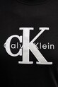 Calvin Klein Jeans longsleeve bawełniany LV047E820G czarny