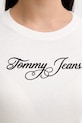 Tommy Jeans longsleeve bawełniany DW0DW21844 beżowy
