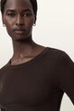 AllSaints longsleeve brązowy W270JB