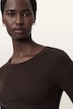 AllSaints longsleeve brązowy W270JB