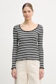 Tommy Hilfiger longsleeve regular czarny WW0WW47814
