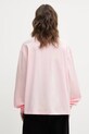 Odzież GANNI longsleeve bawełniany A1050059 A1050059 różowy