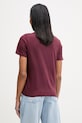 Oblečení Marc O'Polo basic tričko dámské bavlněné 5000009290 burgundské