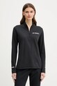 adidas TERREX longsleeve sportowy z elastanem czarny JN3259