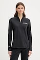 adidas TERREX longsleeve sportowy z elastanem czarny JN3259