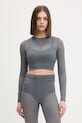 adidas by Stella McCartney longsleeve treningowy pozostałe szary KC1819