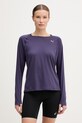 Puma longsleeve sportowy Run Velocity regular fioletowy 526581