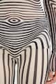 Jean Paul GAULTIER bluzka Morphing Stripes granatowy 26.01.W.TO446.M019P
