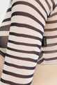 Jean Paul GAULTIER longsleeve Morphing Stripes beżowy 26.01.W.TO447.M019P
