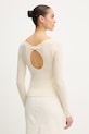 Odzież Marella sweter kaszmirowy MLTAGI 2613361033200 beżowy