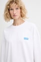 Pamučna majica dugih rukava American Vintage bijela GIX02C